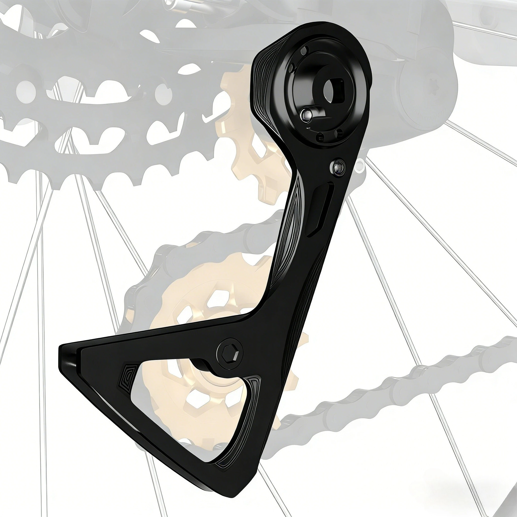 

Пластина-держатель заднего переключателя SRAM Rival/Force/Red AXS для кассет 36T и переключателей XPLR, с титановыми винтами и инструментом AXS