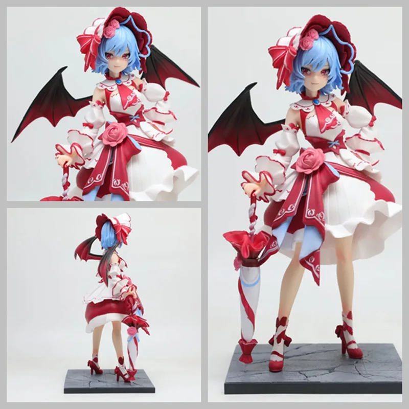 Anime-Figur Touhou Project Remilia Scarlet Scarlet Devil Mansion Sammlerstück PVC-Modell Tischdekoration für Anime-Hobby-Sammler
