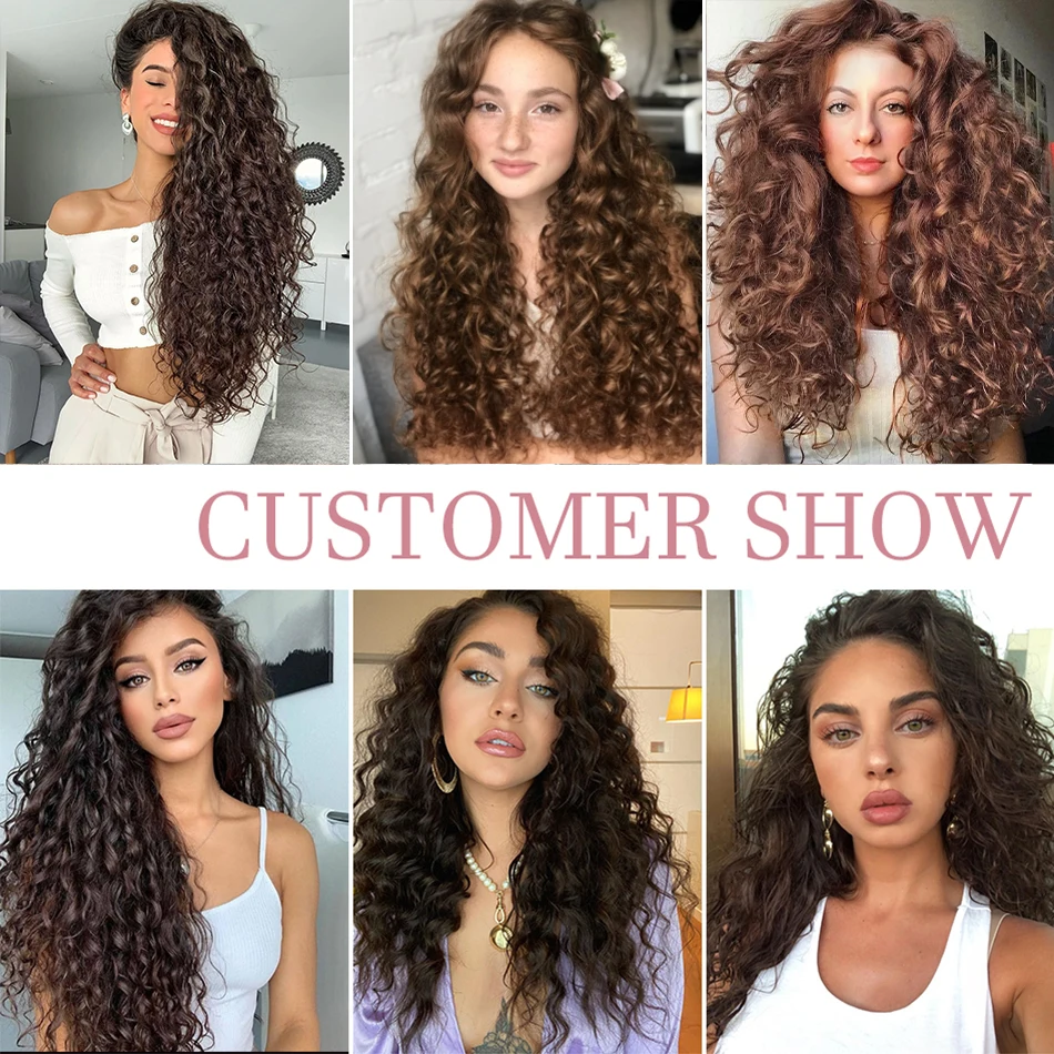 50 Gramm Deep Wave Echthaar Schuss 100% brasilia nische Remy Haar verlängerungen Ombre blonde Farbe Echthaar Doppels chuss für Frauen