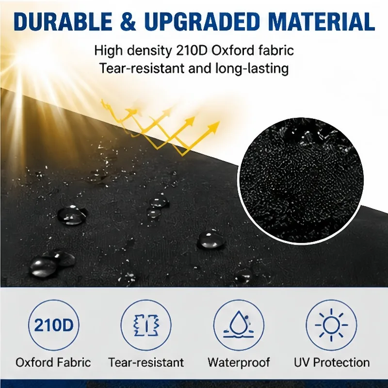 Round Pool Cover Waterproof Dustproof Outdoor Swimming Pool Covers Foldable Dustproof Protection Above Ground Pool Dust Covers