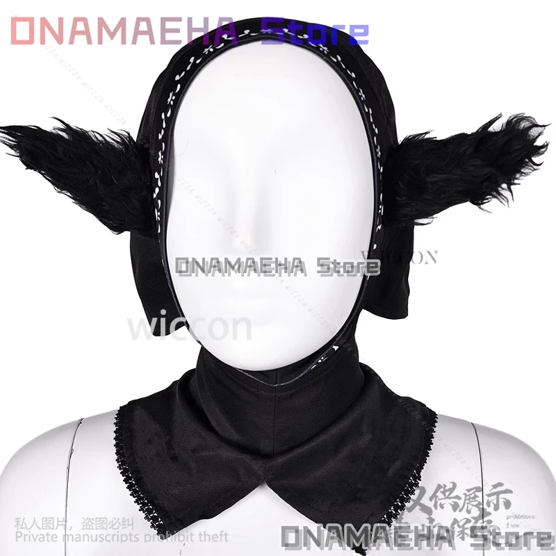 Marcille Cosplay Anime donjon Meshi Cosplay Fantasia Costume robe noire Lolita pour filles femmes Halloween noël personnalisé