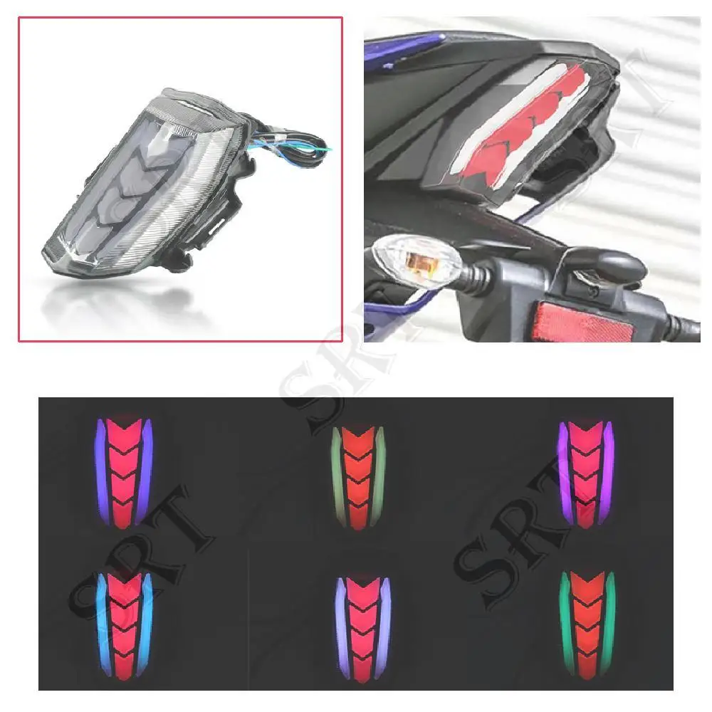 Fit For Yamaha YZF R15 V3 V4 Motorcycle Accessories LED lights Taillight Rear Brake Turn signal Integrated YZF-R15 V3 2017-2023