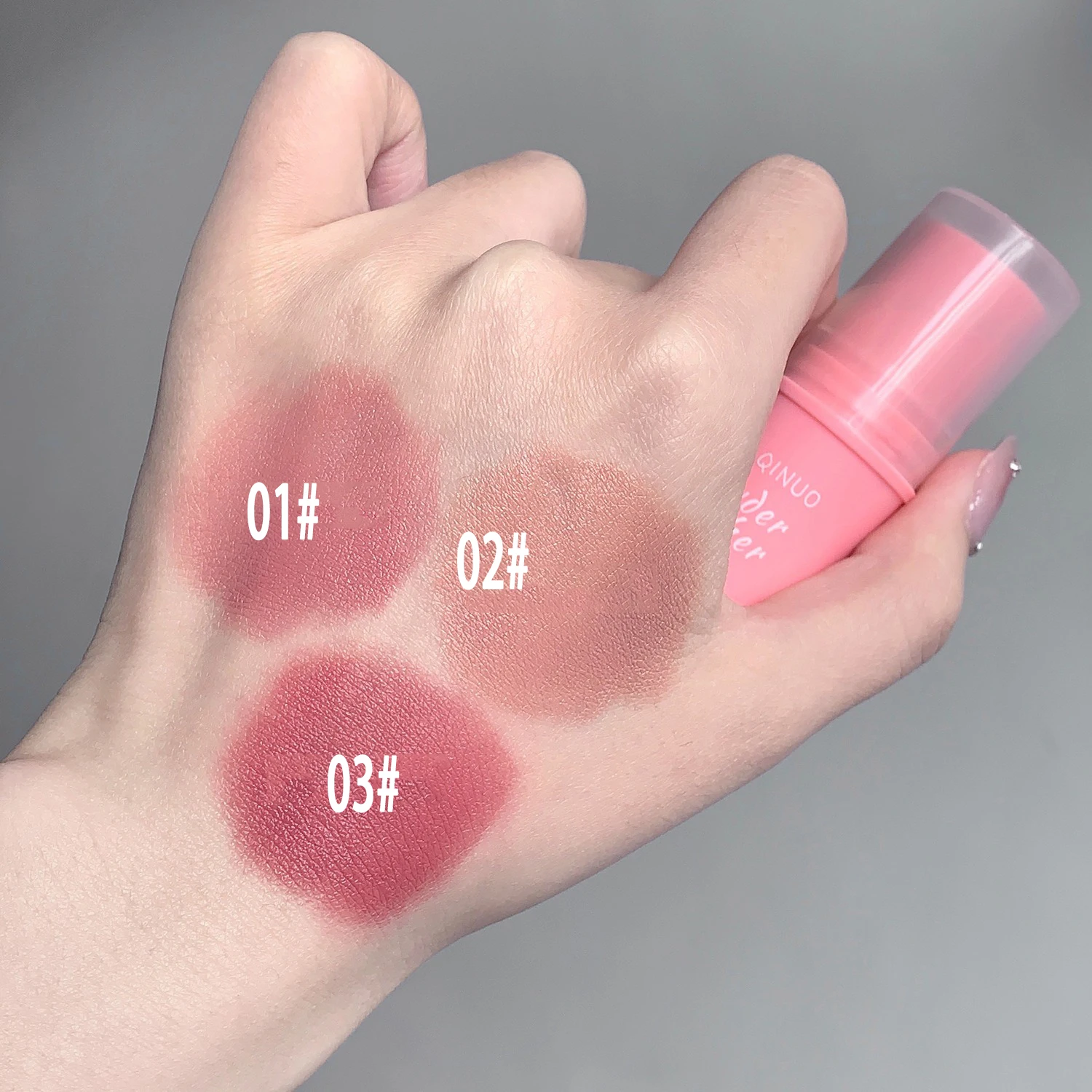 Soft Lip Glaze Liquid Lipstick Cream Nude Powder blusher Matte Rose Red Pigment Waterproof Long Lasting Dye Cheek Lip Tint Paste