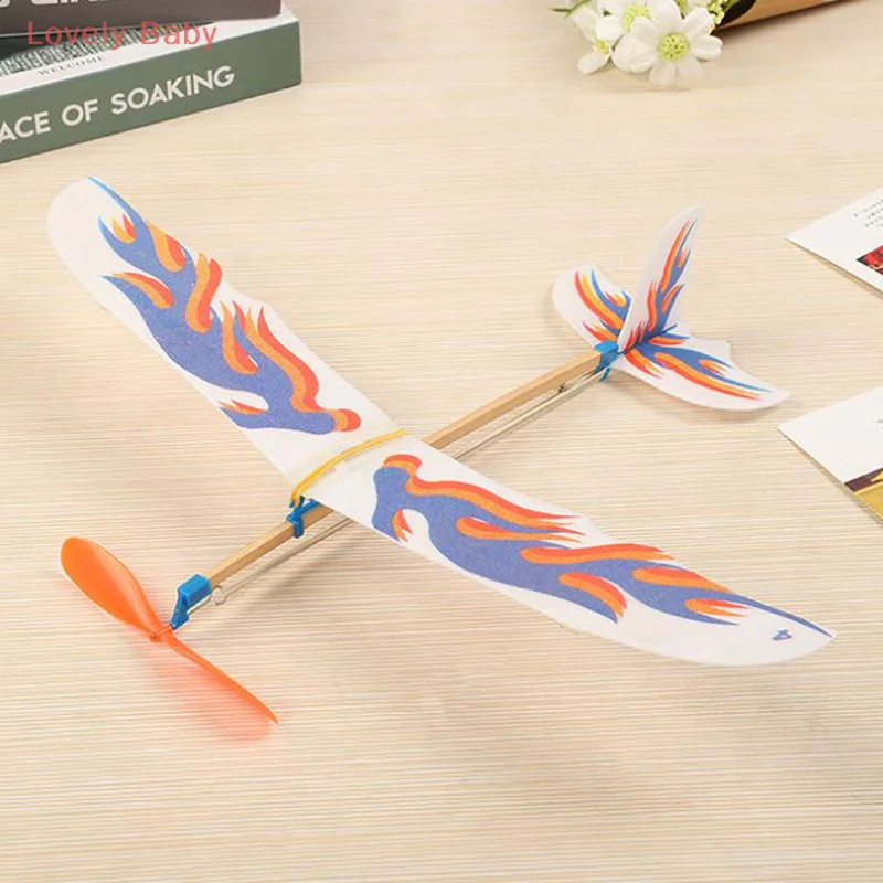 【BBS-7】Elástico de goma para avión, planeador, avión volador, juguete DIY para niños