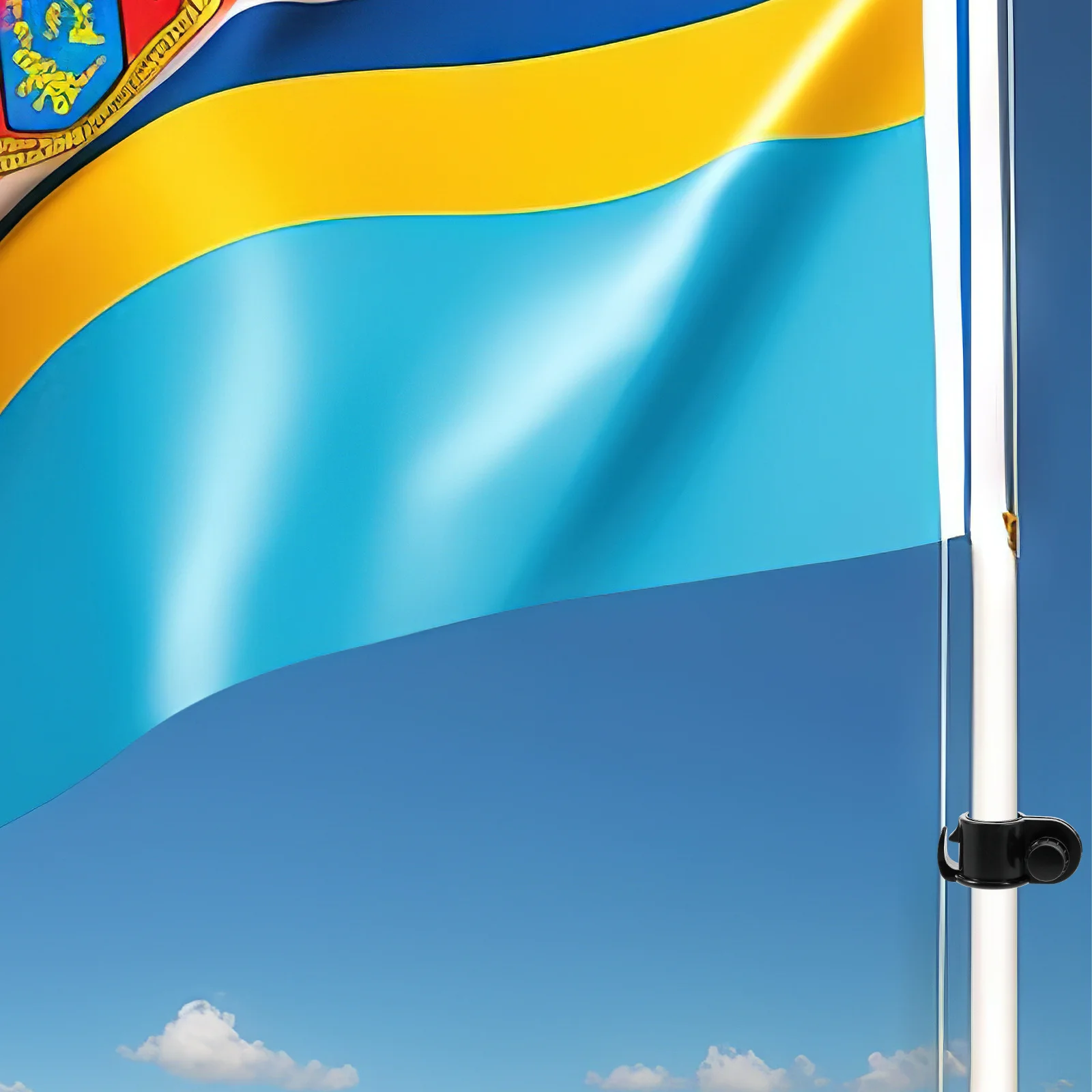 

2pcs Sand Hook For Outdoor Flagpoles Flags Hanging Durable Plastic Versatile Design Flagpole Accessories Flag Clips