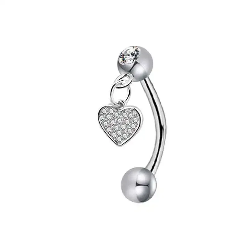 1PCS Butterfly Dangle Eyebrow Piercing Jewelry Star Rook Earring Curved Barbells Moon Eyebrow Ring Tragus Piercing Helix Jewelry