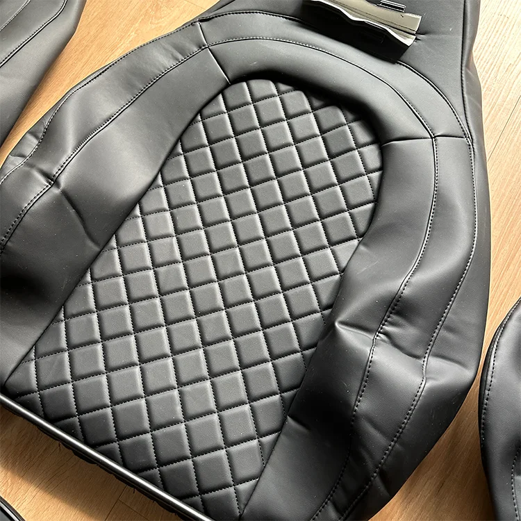 Xiangta Wholesale Price New Design Luxury Original Car Seat Cover Diamond Stitching Custom Fit Leather Car Seat Covers