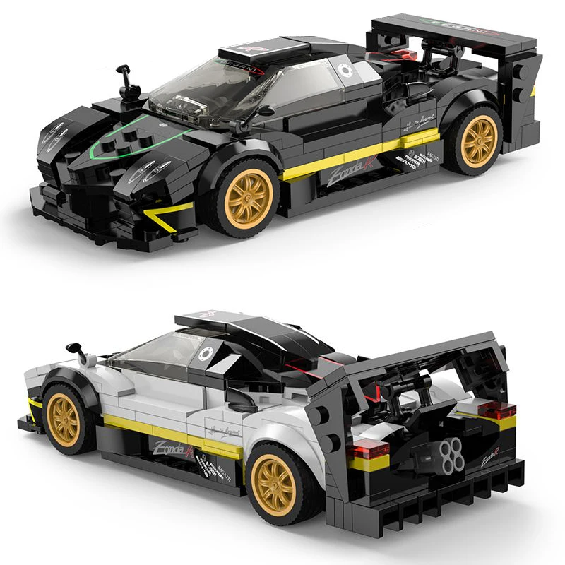 IN STOCK Speed Champions 1:28 Zonda R Sports Car Bricks Moc City Racing Building Blocks Model Assembling Toys for Children Gift