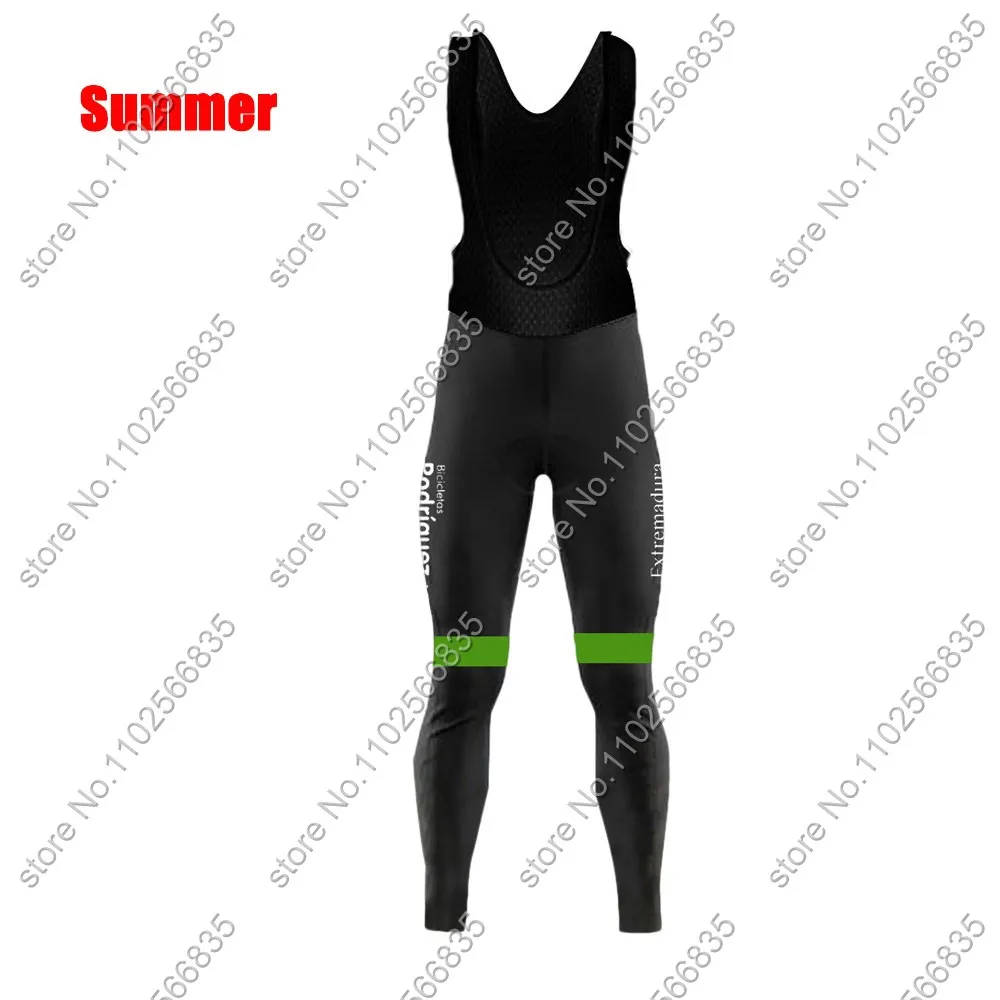 Extremadura - Pebetero 2024 Cycling Jersey Set Long Sleeve Spanish Winter Summer Green Clothing Suit MTB Bike Road Pants Bib