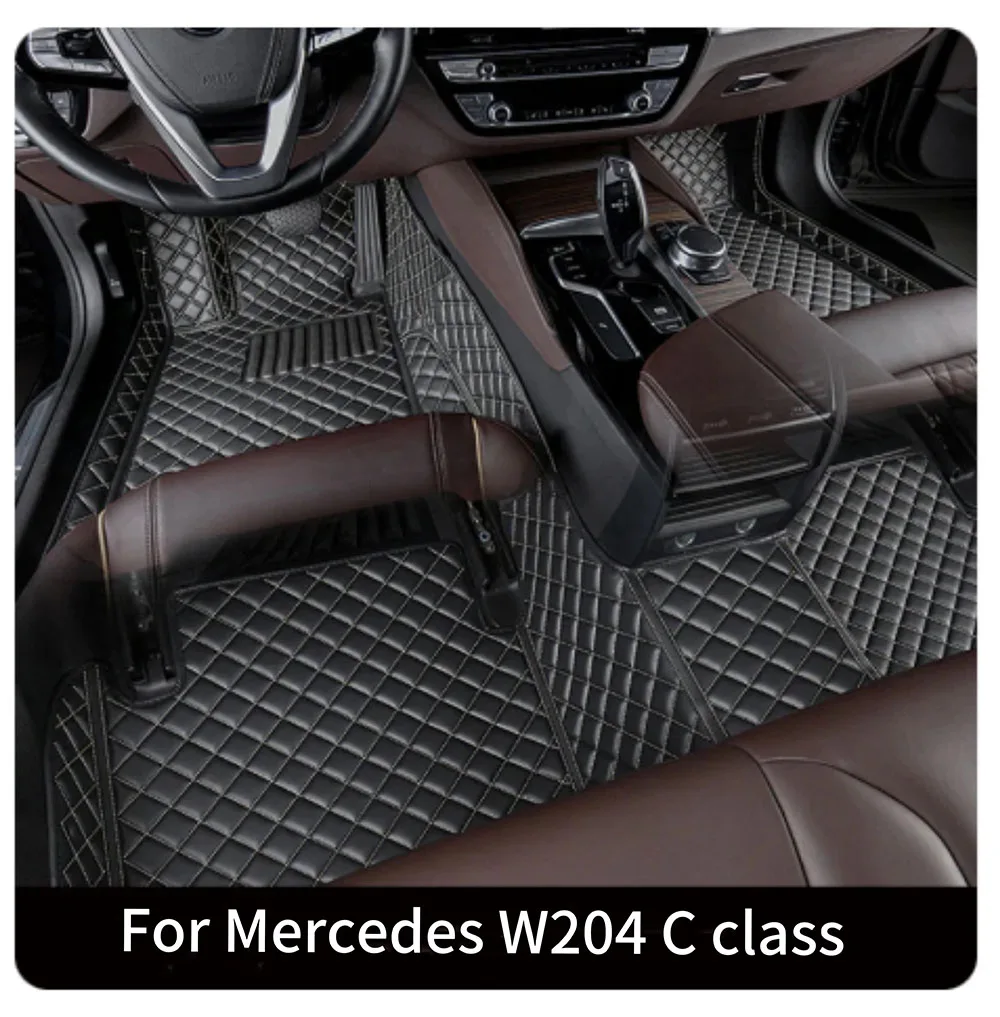 

Автомобильные коврики для Mercedes W204 C class 2007-2014, защита от грязи, внутренние детали, автомобильные аксессуары, коврики, коврики на заказ, подкладки для ног