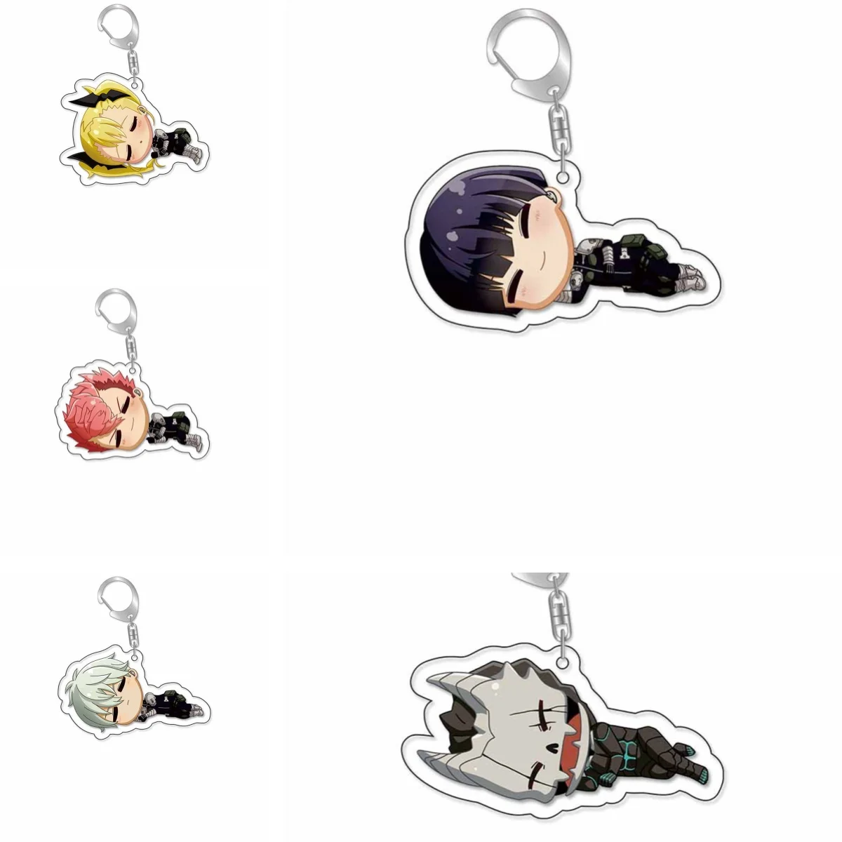 

6CM 2025 Hot Anime Monster 8 Story Acryl keychain Model Cosplay Charm Tekens Ornament Accesorios Goederen Collectie Geschenken