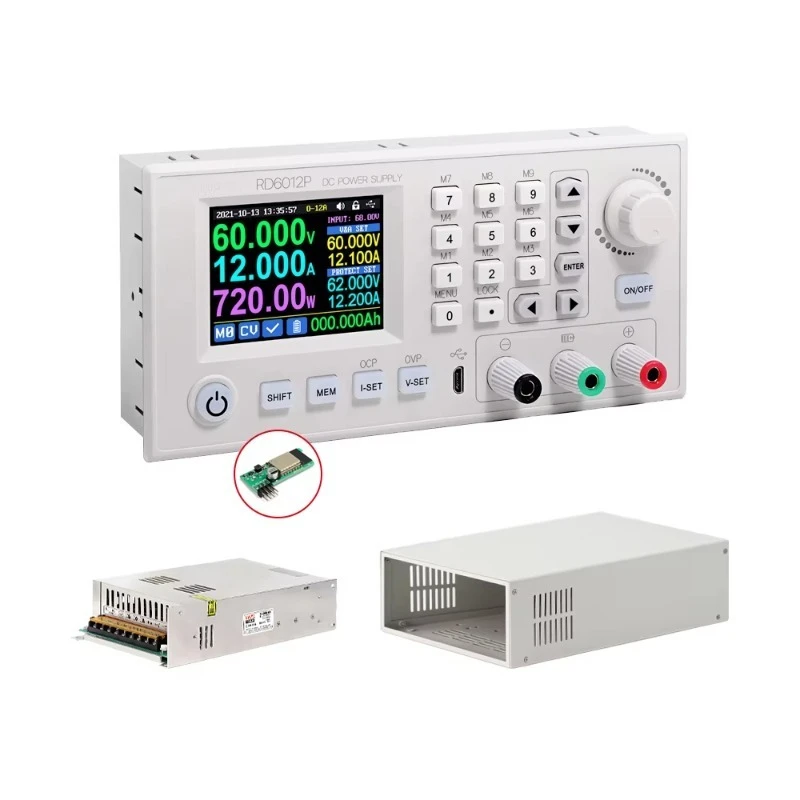 DR6012PW Adjustable DC Power Supply 60V 12A 800W Switching PSU With S800 Shell For Laptop Mobile Phone Repair Battery Charge