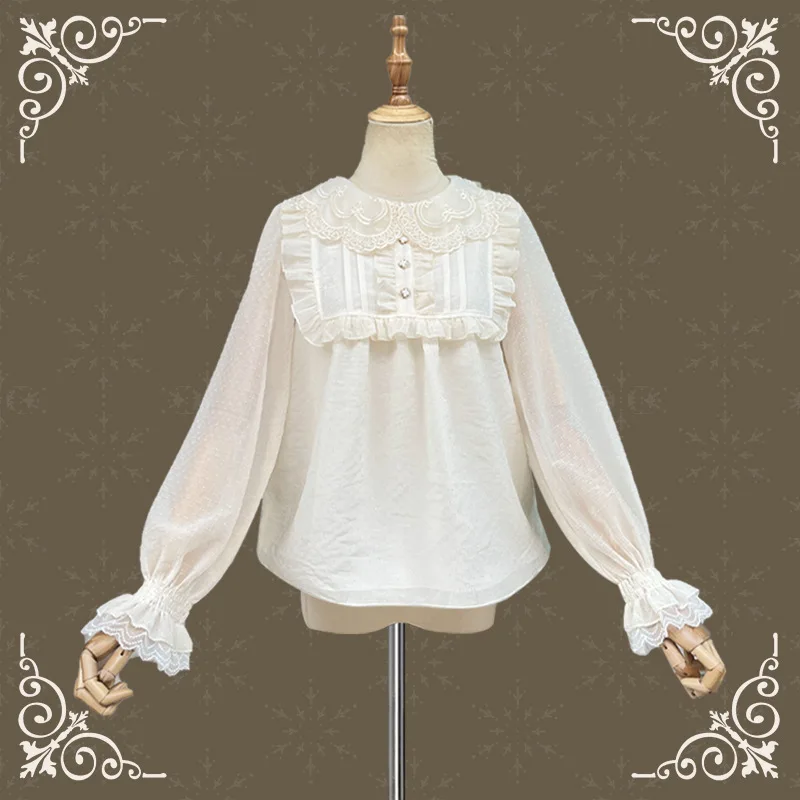 2023 Cute Bubble Sleeve Versatile Short Sleeve New June Snow