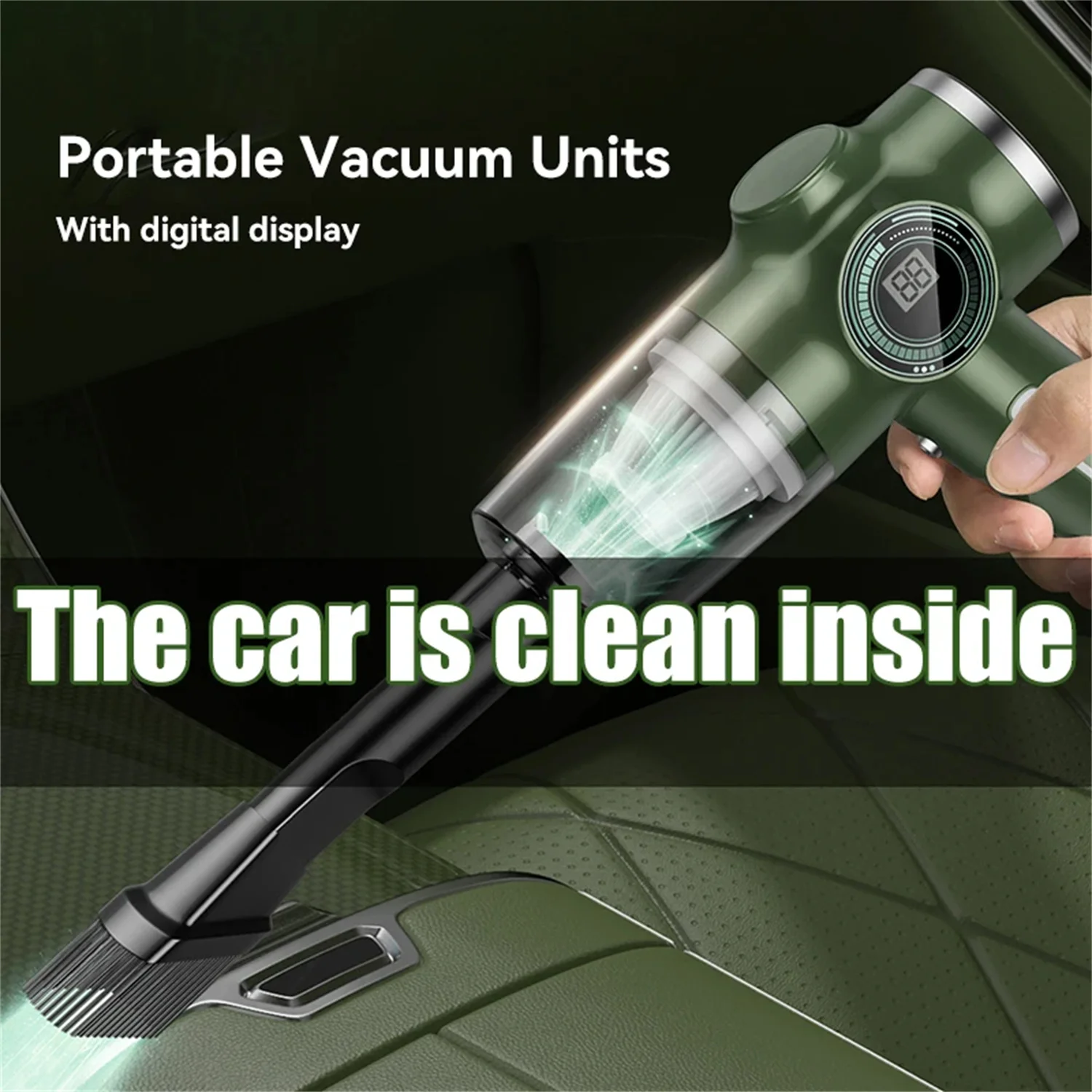 29000PA Wireless Robot Car Vacuum Cleaner High Power Powerful Cleaning Dust Removal Wet Dry Dual-Use Handheld For Home For Car