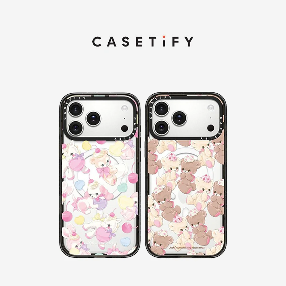

CASETiFY MAKI Series VanillaCandy Magnetic Drop-proof Case for iPhone 13 14 15 16 17 Pro Max Air Plus Protect Cover