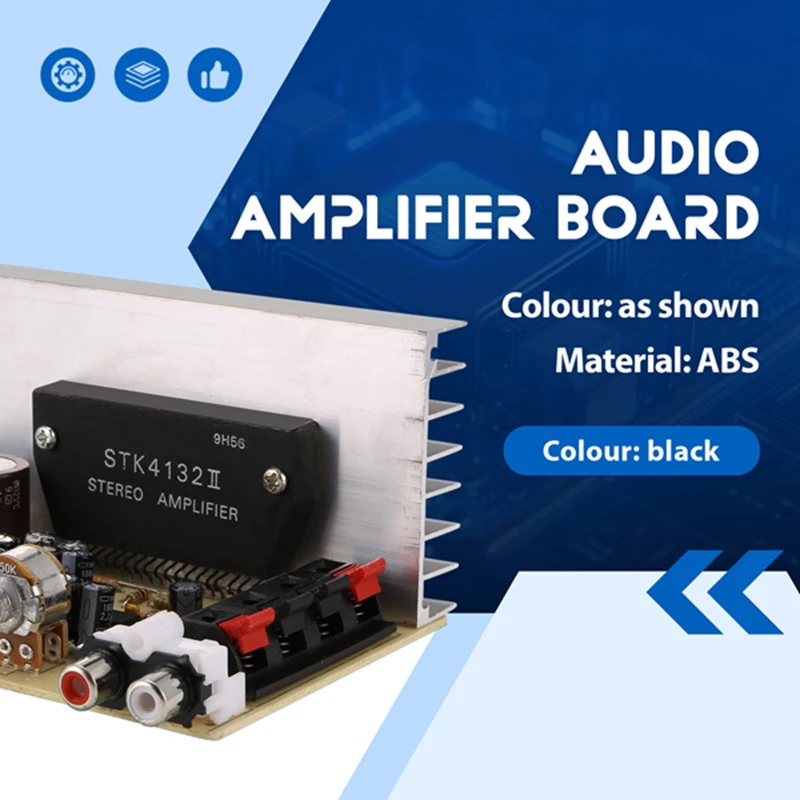 【НОВИНКА】AM0408 Универсальный 2,0-канальный цифровой стереоусилитель мощности, плата усилителя постоянного тока 12 В STK, толстопленочная серия, плата усилителя