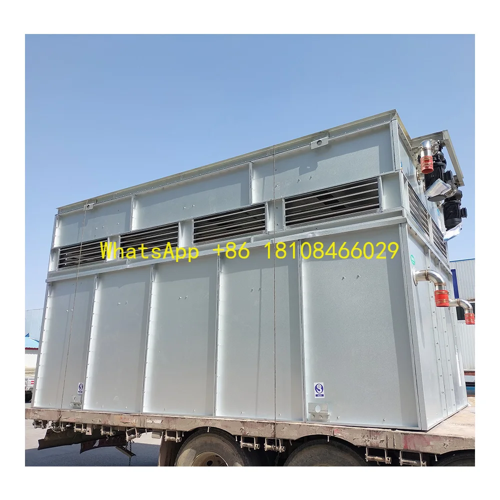 مكثف مربع التعريفي عنصر التبريد المكثف / مع أنبوب النحاس ومسودة زعانف الألومنيوم