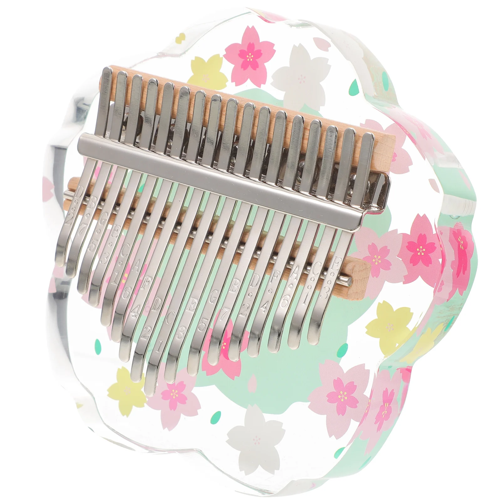 

Thumb Kids Instrument Mini Musical Electronic Kalimba for Beginners Instruments Green Finger Piano Child