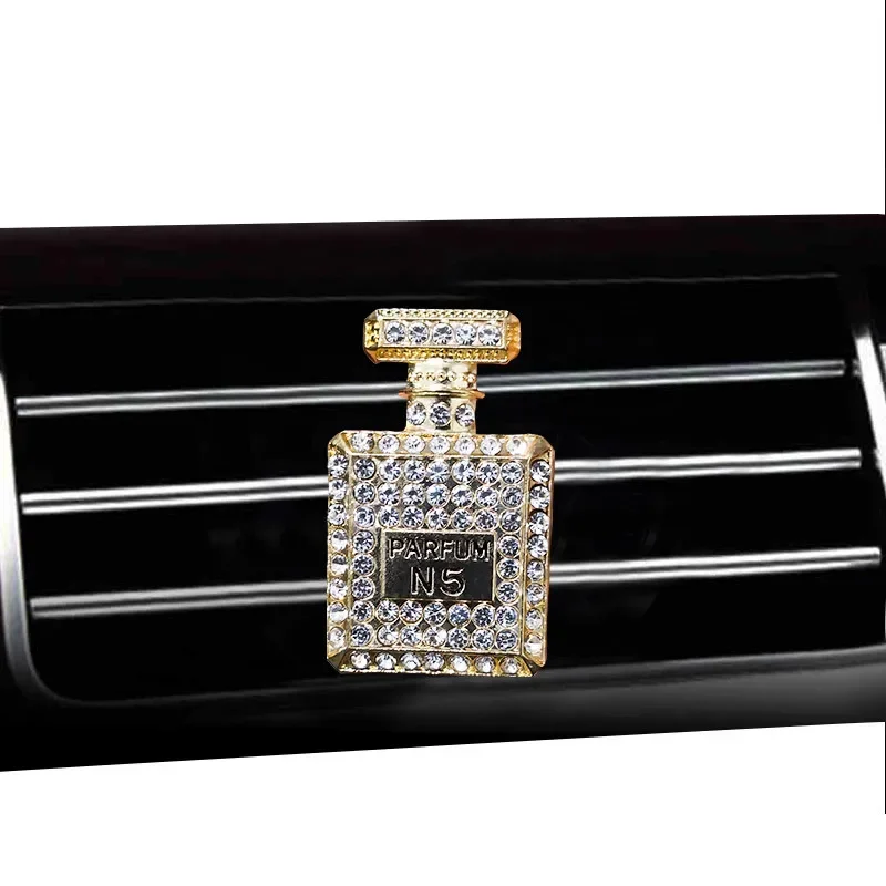 ترصيع حفر المياه زجاجة عطر سيارة منفذ تكييف الهواء العطور سيارة العطور اكسسوارات السيارات الداخلية عطر السيارة