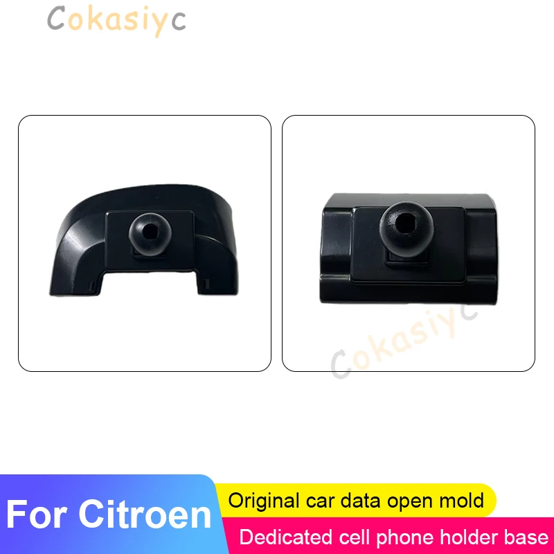 Support de téléphone de voiture pour cristaux en C5 AIRCROSS C5X C-Elysee C4 C4L, base de support, clip d'aération, support GPS, support rapide