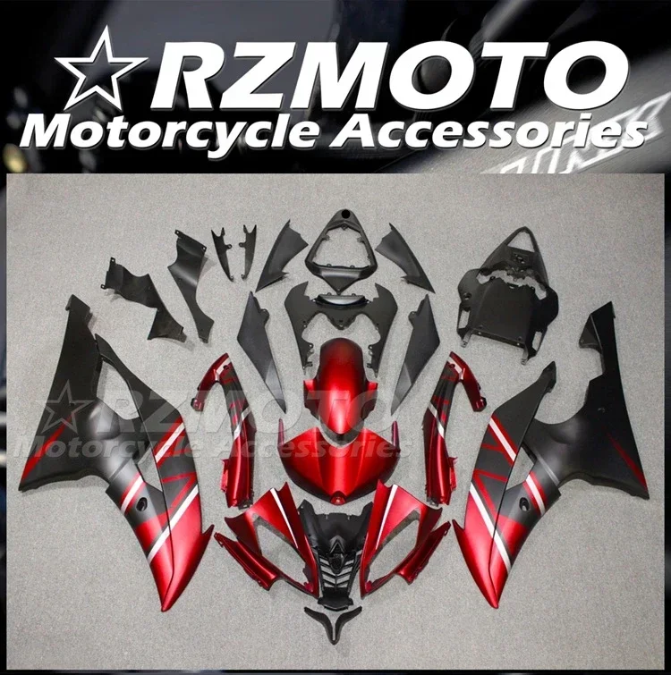 

4Gifts New ABS Motorcycle Fairings Kit Fit For YAMAHA YZF- R6 2008 - 2016 08 09 10 11 12 13 14 15 16 Bodywork Set Red Matte