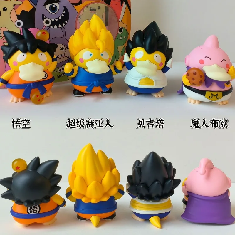 

Pokemon Garage Kit Pikachu COS Gundam Psyduck COS Dragon Ball Charizard Squirtle Anime Action Figure Doll Toy Cute Children Gift