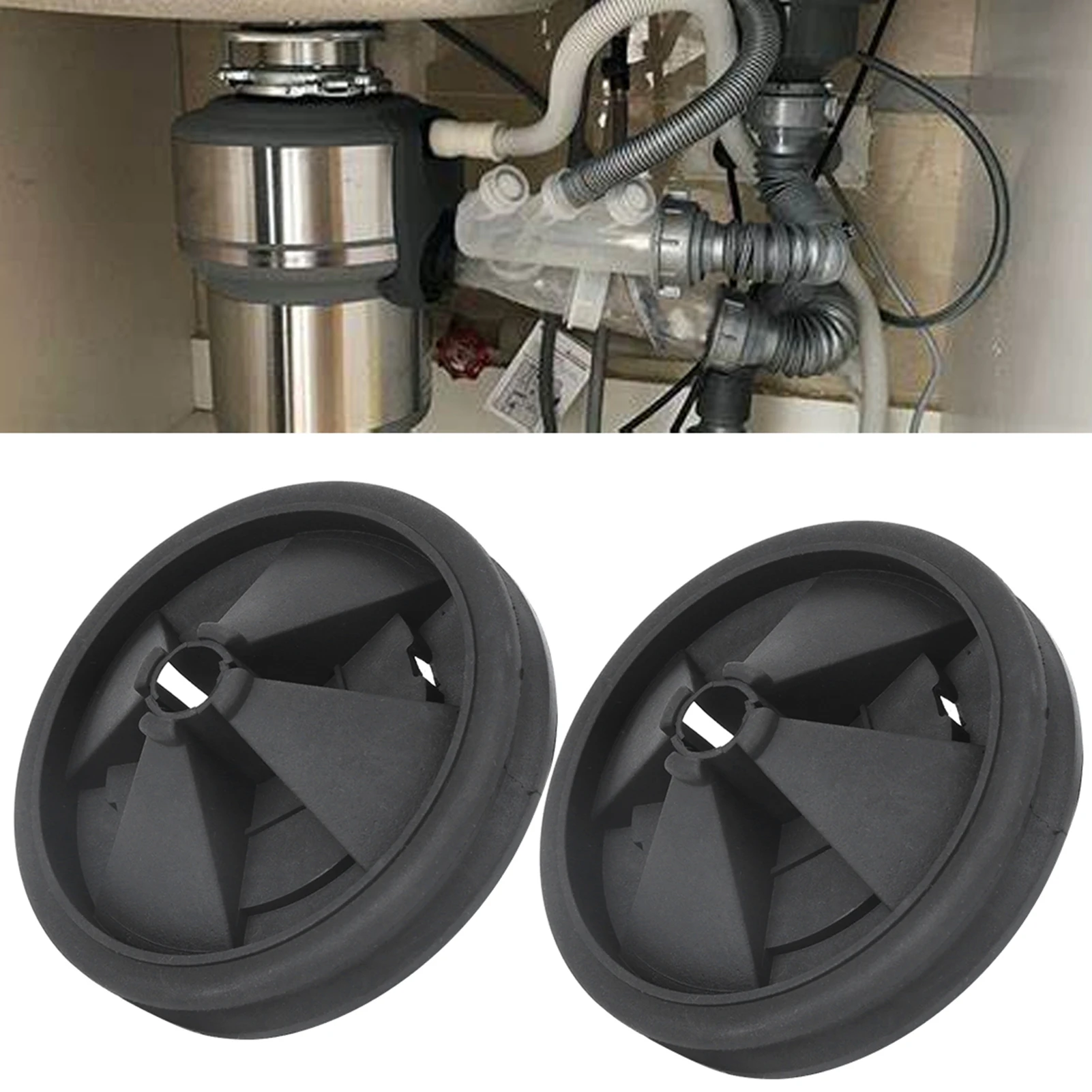 

ZK10 2 шт. силиконовый чехол для удаления отходов с защитой от брызг, подходит для InSinkErator 87 мм, внешний диаметр