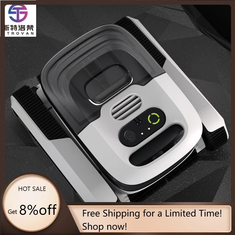 

STLF Advanced Intelligence Cordless Wall Climbing Pool Vacuum Cleaner Swimming Pool Automatic Cleaner Robot