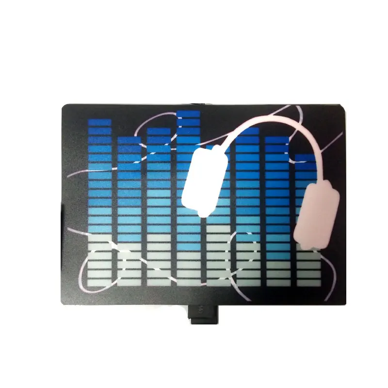 Blinking Music Guitar Panel Party Carton Light Up Panel T Shirt Music Sound Activated Flashing El Panel For T-shirt