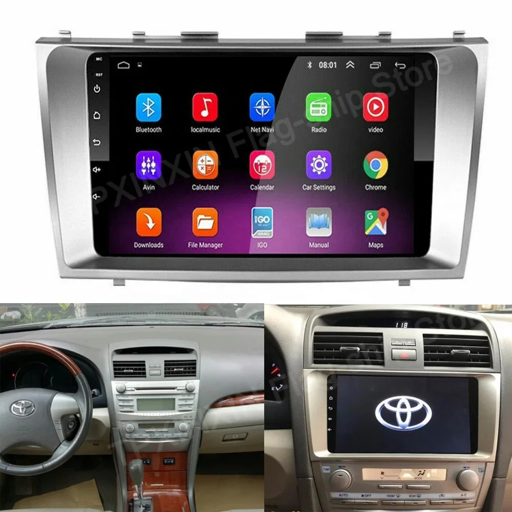 6+128G Car Multimedia Player For Toyota Camry 40 2006-2011 Android Autoradio GPS Navigation IPS Headunit Stereo 4G