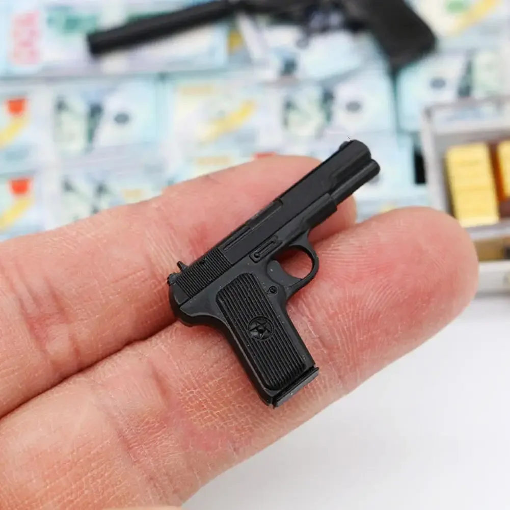 1/6 Scale Mini Soldier Toy Gun Pistol Model for 12