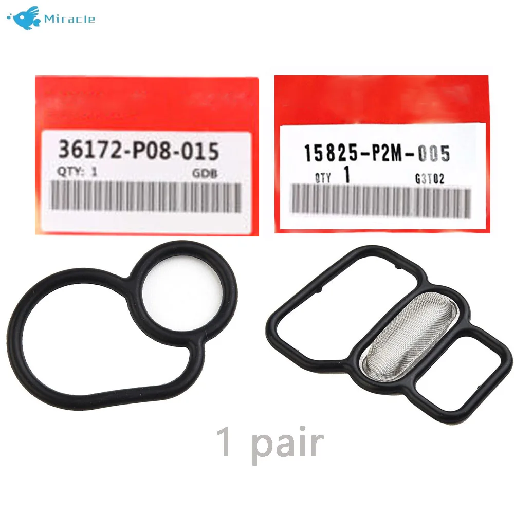 8/10/15/20/26 PCS Solenoid Valve Gasket 15825-P2M-005 36172-P08-015 for H ondaa C ivicc HX Coup e 2-Door 1.6L 1996-2000