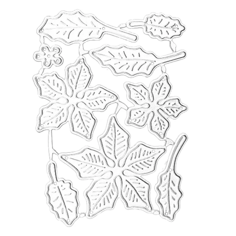 Flower Leaves Cutting Dies for Card Making DIY Scrapbooking Album Paper Crafts Dropship