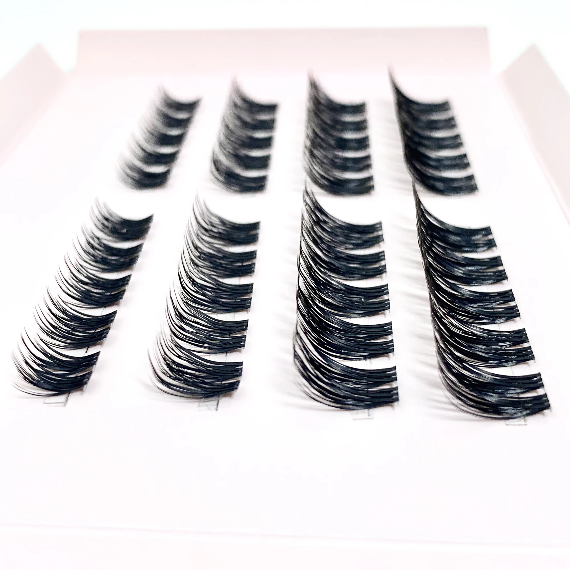 1 Box 40 pcs 10-16mm Mix D Curl Cluster Lashes Individual Lashes Lash Extensions Clusters Lashes Soft Natural False Eyelashes