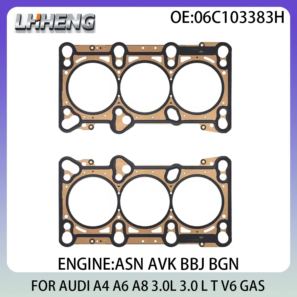 

Engine Cylinder Head Gasket For AUDI A4 A6 A8 3.0L 3.0 L T V6 GAS 00-06 06C103383H 10153200 CH1579 HG1327 61-36000-00 ASN AVK