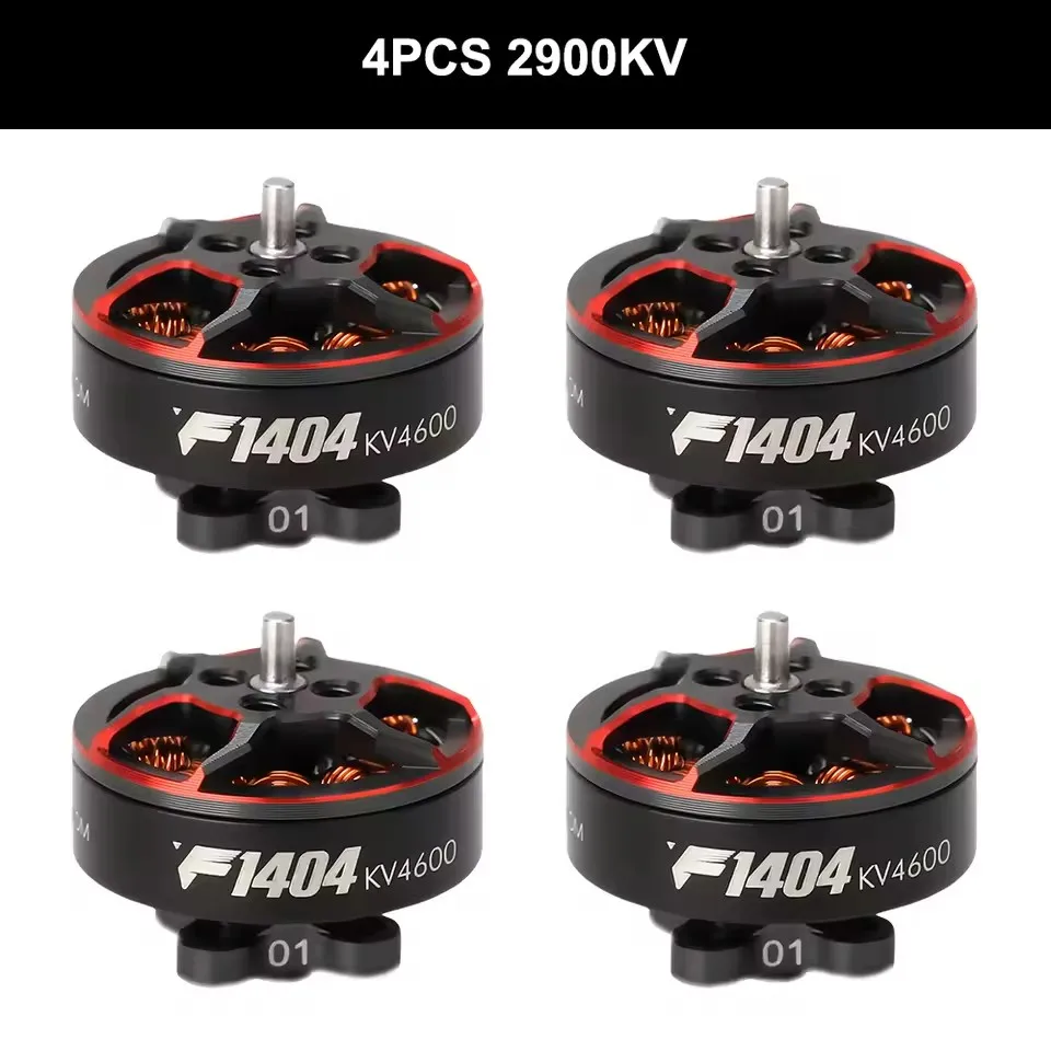 T-Motor F1404 1404 2900 3800 4600KV 3-4S Lipo FPV borstelloze motor 1,5 mm as 2,5-4 inch Cinewhoop Dutcted RC Racing Drones