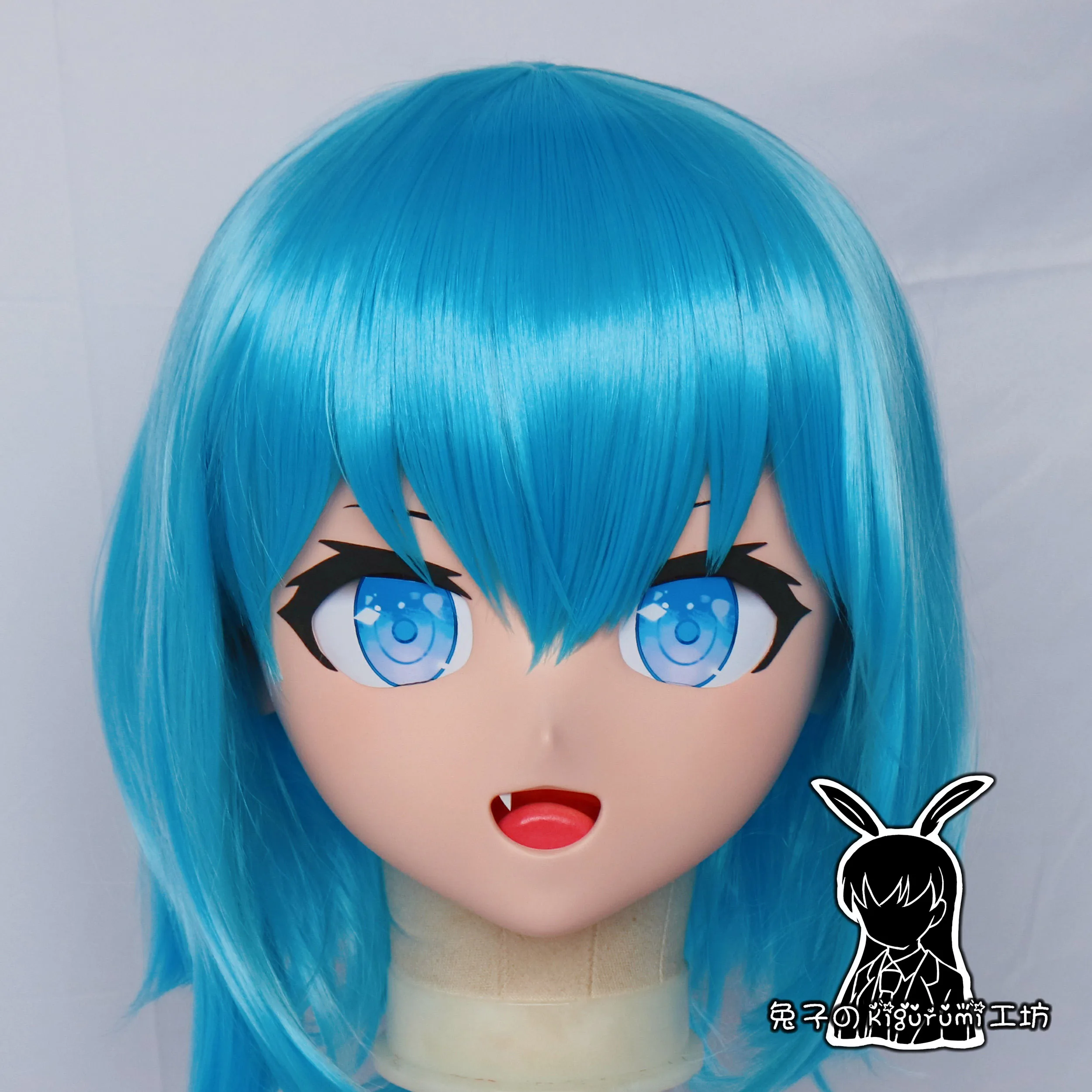 

(KMY074)Customize Character Female/Girl Resin Kig Full/Half Head With Lock Anime Cosplay Japanese Animego Kigurumi Mask