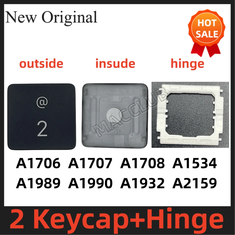 

2 Numeric key cap for MacBook Pro Retina A1708 A1706 A1707 A1989 A1990 A1534 A2159 A1534 Keyboard Case Key Cap keys with hinge