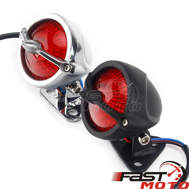 Retro Motorcycle LED Bel Air Tail Light Base Brake Stop Tailllight Turn Signal Indicator For Harley Chopper Bobber Cafe Racer