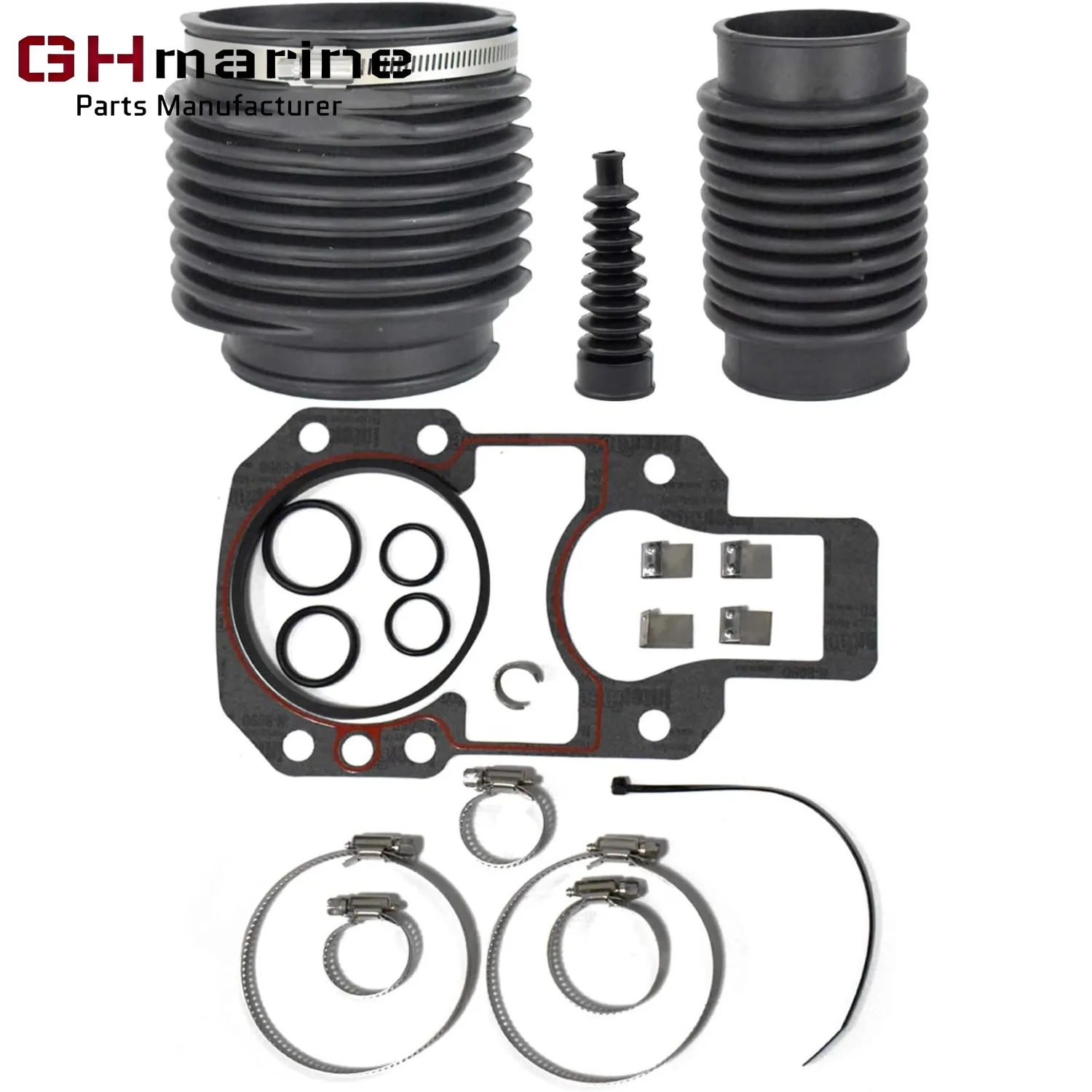 

Transom Bellows Kit W/ U-Joint Shift Cable Bellows Gasket for Mercruiser Alpha 1 Gen II 18654A1 816431A1 74639A2 27-94996Q2