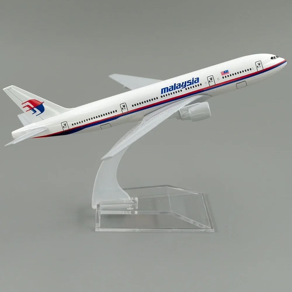 1/400 Legering Vliegtuigen Boeing 777 Malaysia Airlines 16 cm Vliegtuig B777 Model Speelgoed Kinderen Cadeau voor Collectie Decoratie