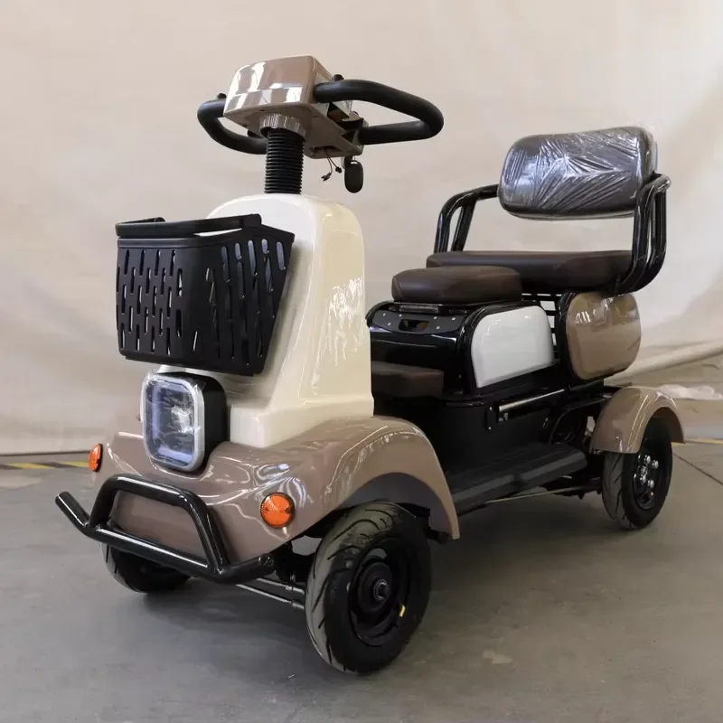 Durable 3 Wheel Electric Tricycle 48V High Power Long Range Load Bearing Open Body Urban Short Distance Travel 3 Passengers