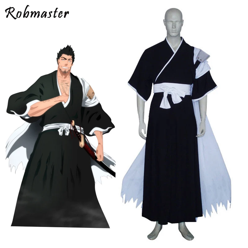 Anime Bleach Kurosaki Clinic Isshin Kurosaki Cosplay Costume Cloak Set Kurosaki Isshin Cosplay Custom Made Men Women Halloween