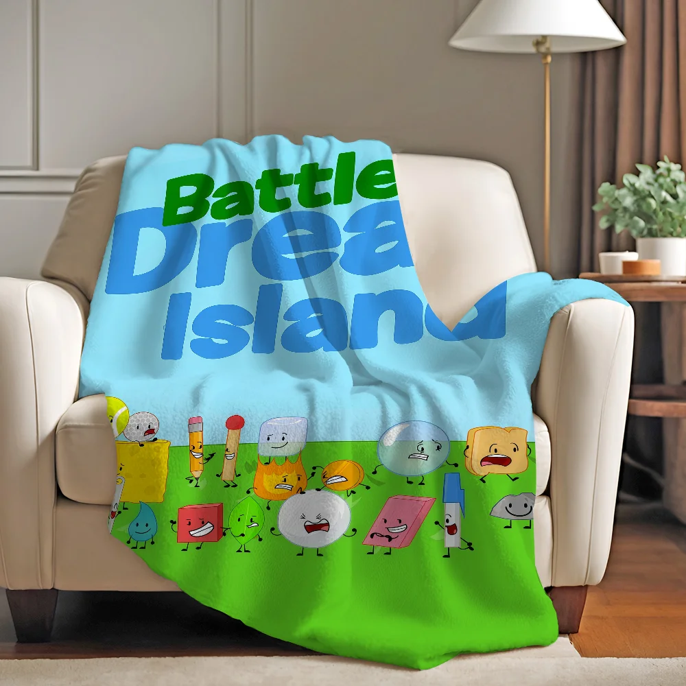 

Популярное одеяло с героями мультфильмов для острова D-Dream, теплое и мягкое, подходит для спальни, гостиной, дивана-кровати, офиса, путешествий, кемпинга