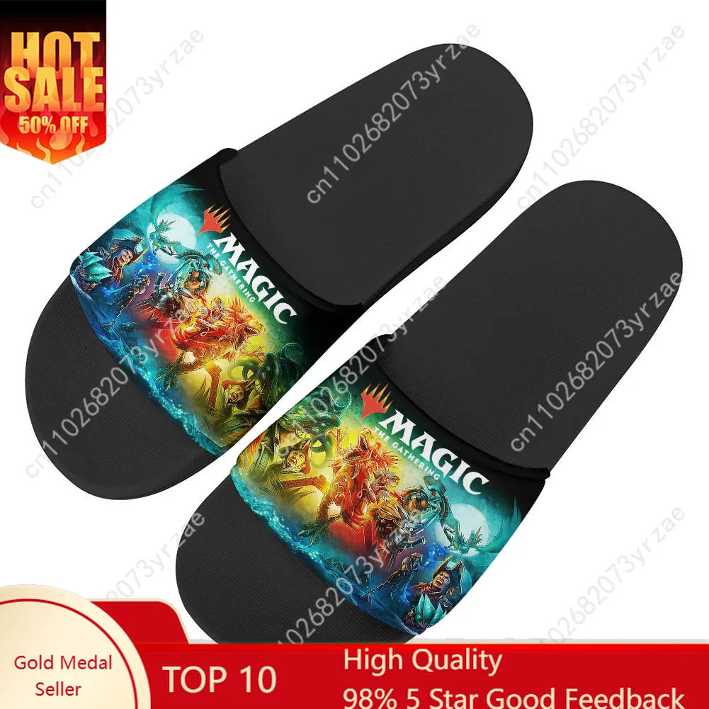 

Magic The Gathering Sandals Home Slippers Water Shoe Mens Womens Teenagers Bathroom Beach Swimming Pool Shoes Custom Slipper