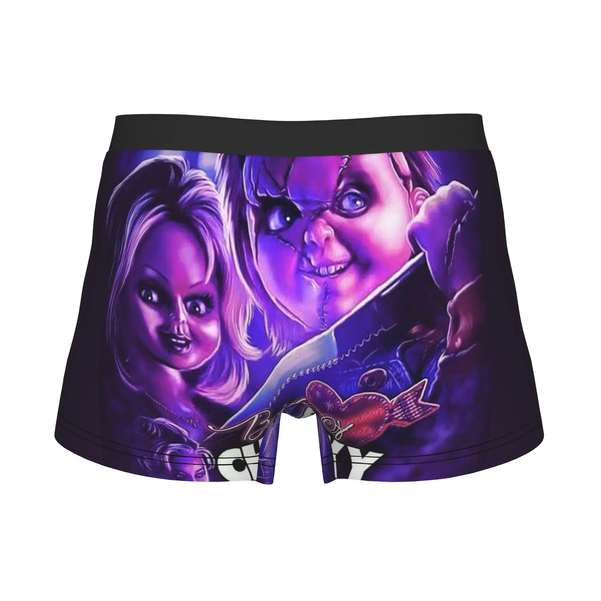 Bride of Chucky Boxers Shorts Men's Horror Movie Briefs Underwear Novelty Underpants