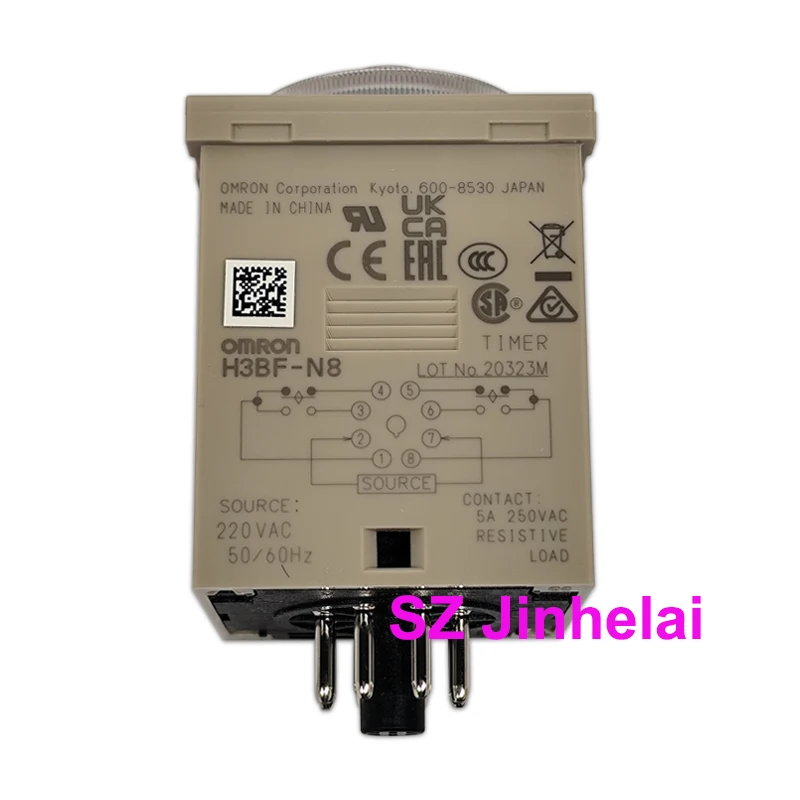 Authentic Original OMRON Time Relay 220VAC Digital Timer Relay 8 pin H3BH-N8 H3BF-N8