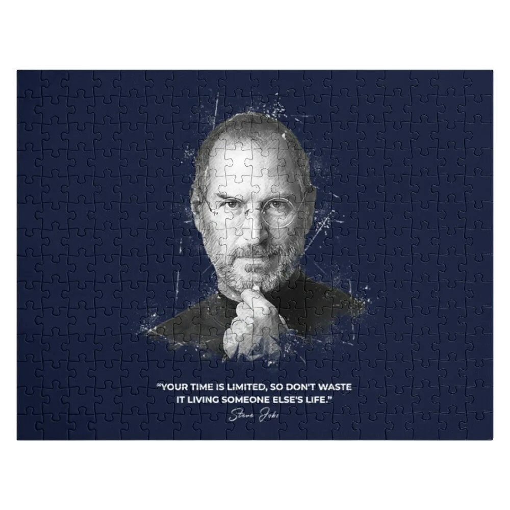

Steve Jobs Jigsaw Puzzle Customized Photo Works Of Art Christmas Toys Jigsaw Custom Puzzle