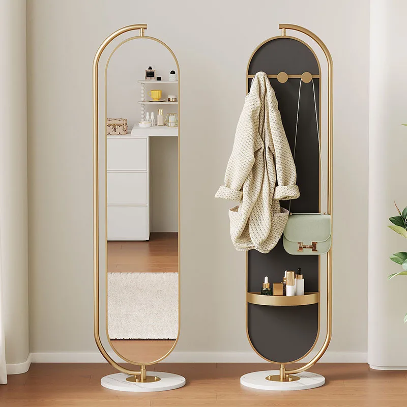 Full Body Aesthetic Mirror Girls Makeup Floor Standing Decoration Modern Funky Mirror Long Modern Espelhos Home Decorations