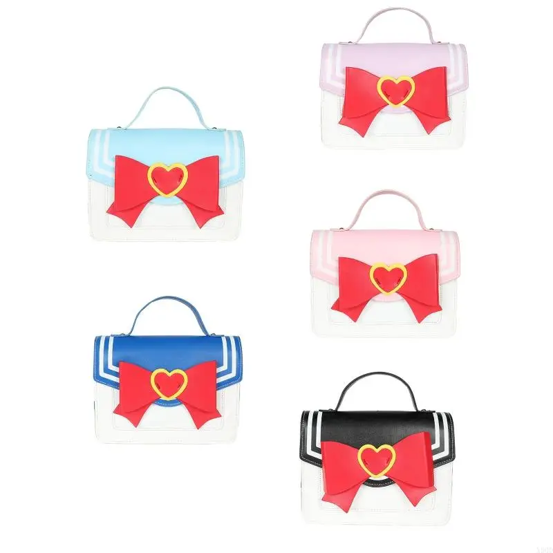 

X90D Women JK Uniform Bag Handbag Purse PU Shoulder Crossbody Bag